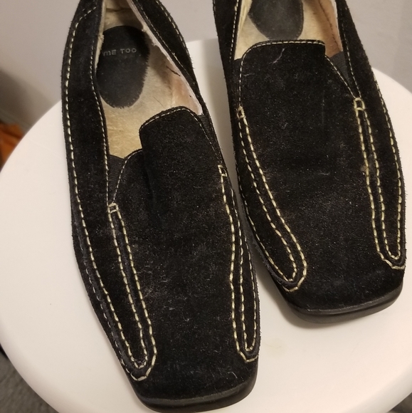 Black Suede Flats - Picture 3 of 3